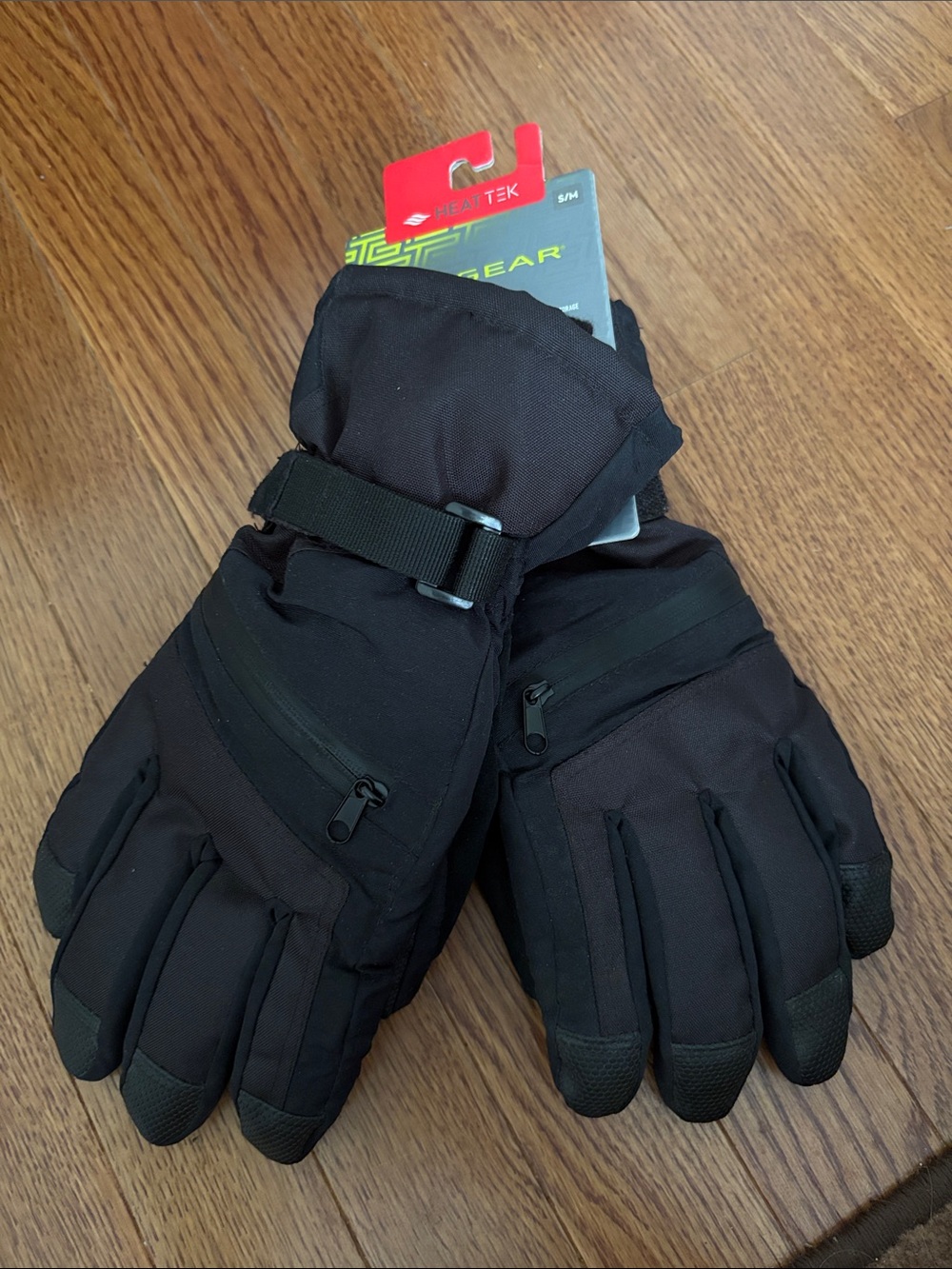 Heat Tek Tek Gear Men’s Black Insulated Winter Gloves S/M